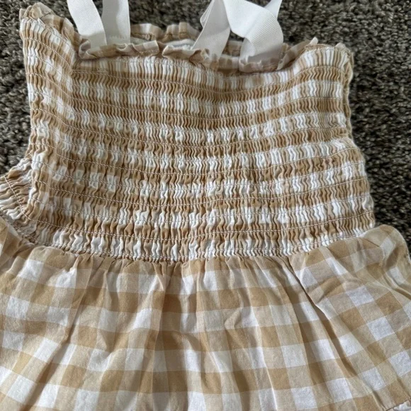 Janie and Jack THE GINGHAM SMOCKED SUNDRESS 2T - Picture 6 of 7